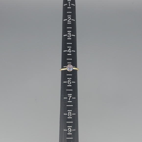 Goldtone Green Triangle Earrings, Goldtone Bangles and Goldtone Ring - Picture 12 of 12